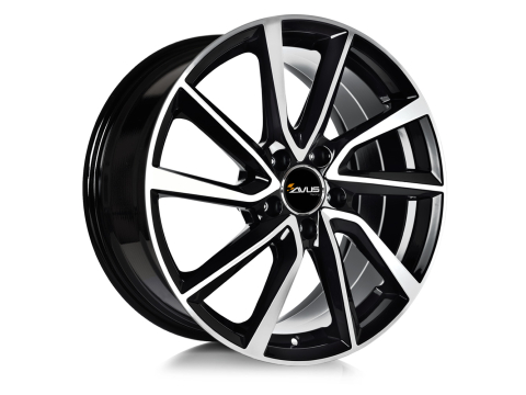 AC-518 8x 18 +30 5x112 AVUS 66,6 BLACK POLISHED